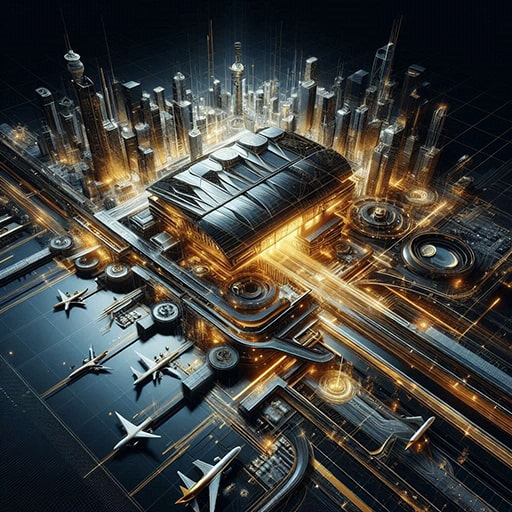 خدمة تصميم المطارات